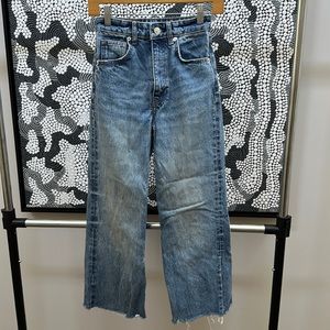 Zara jeans. Wide leg. Size 0